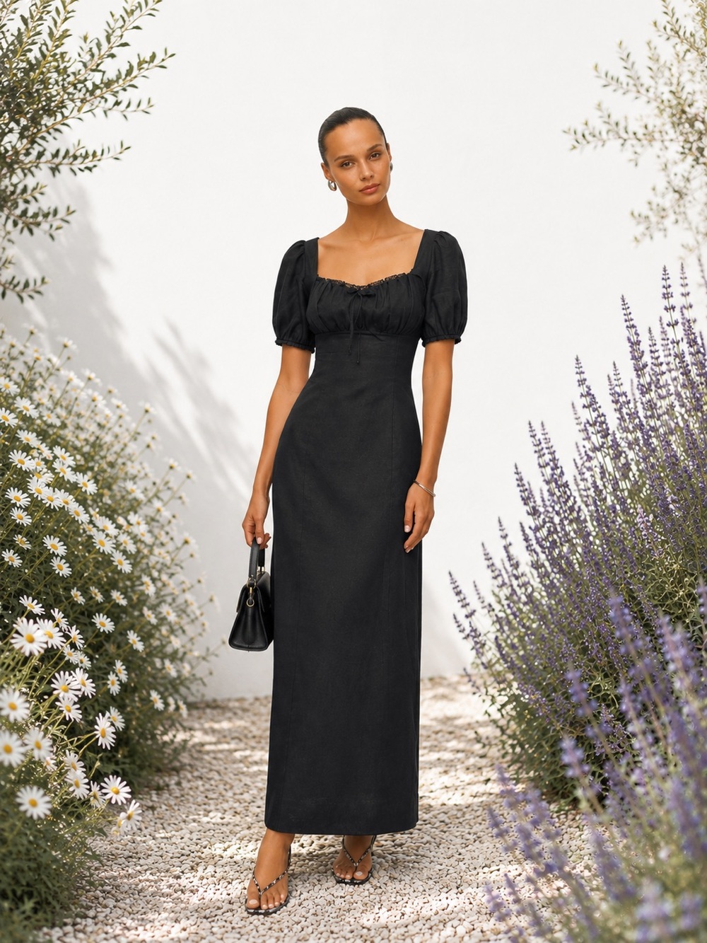 Reformation Cherise Linen Dress